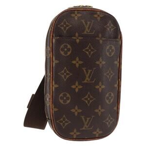 LOUIS VUITTON Monogram Pochette Gange Shoulder Bag M51870 LV Auth 147165